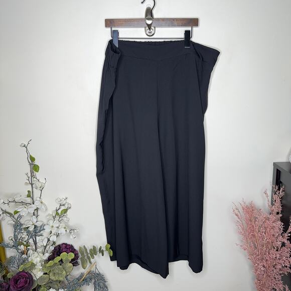 Madewell Black Wide Leg Pants - Picture 2 of 6